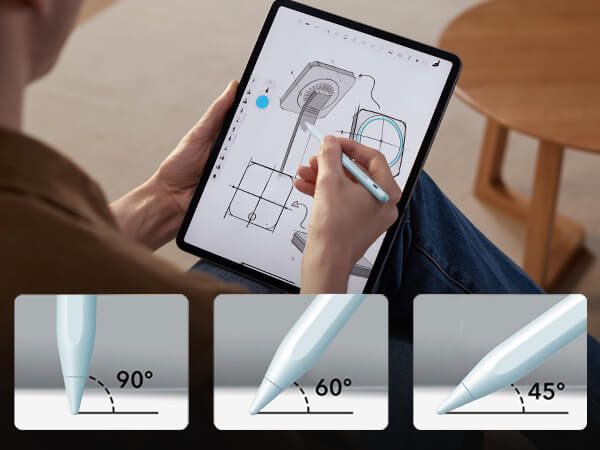 ESR Digital iPad Stylus Pencil with Magnetic Attachment Light Blue GADGETS ESR ESR Digital iPad Stylus Pencil with Magnetic Attachment Light Blue - Image 9