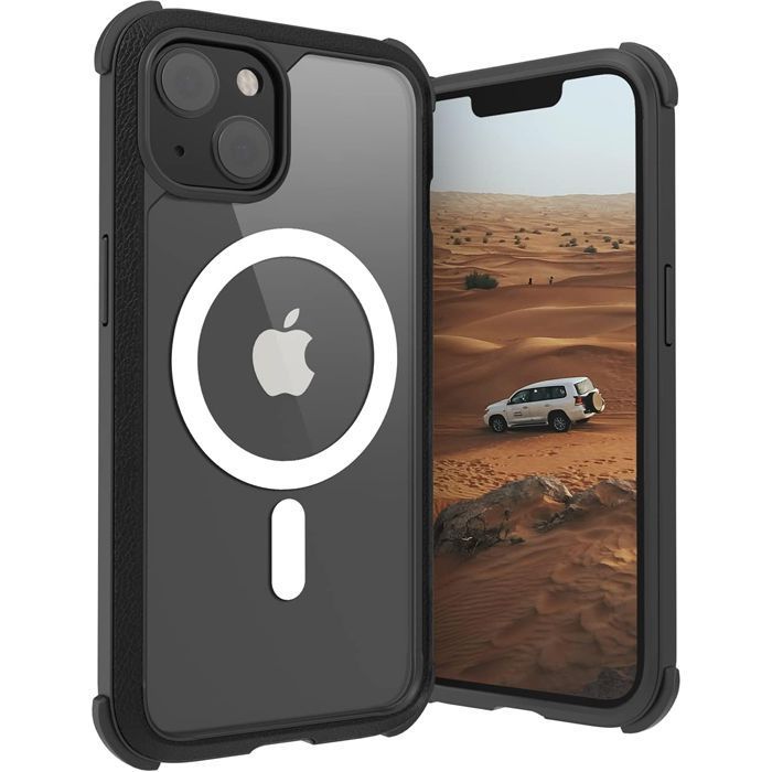 Θήκη MagEasy Odyssey M Magsafe Leather Black iPhone 14/13 ΘΗΚΕΣ MagEasy Θήκη MagEasy Odyssey M Magsafe Leather Black iPhone 14/13