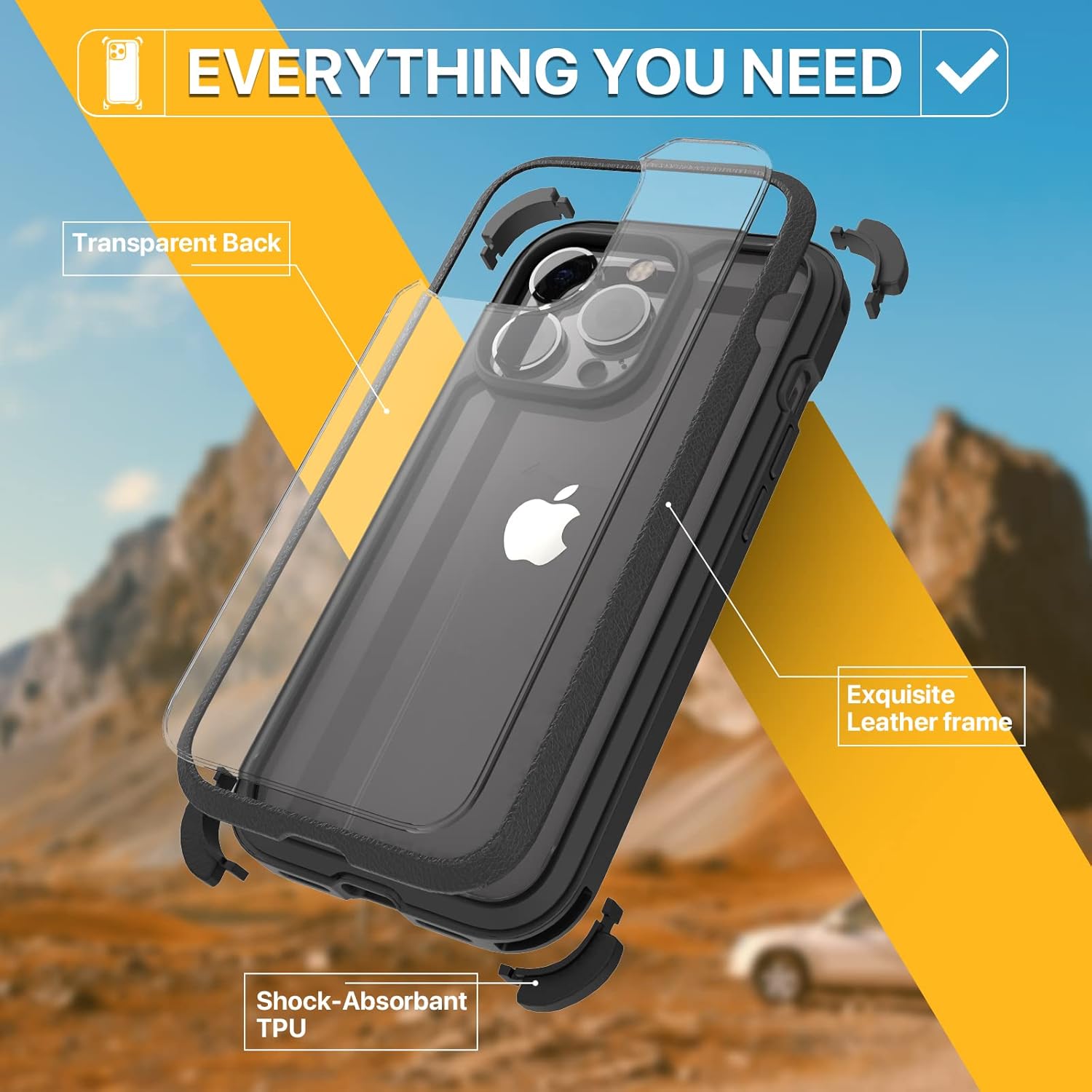 Θήκη MagEasy Odyssey M Magsafe Leather Black iPhone 14/13 ΘΗΚΕΣ MagEasy Θήκη MagEasy Odyssey M Magsafe Leather Black iPhone 14/13 - Image 4