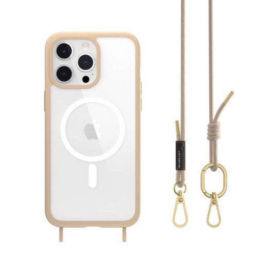 Θήκη MagEasy Roar M with Strap Magsafe Beige iPhone 15 Pro Max ΘΗΚΕΣ MagEasy Θήκη MagEasy Roar M with Strap Magsafe Beige iPhone 15 Pro Max