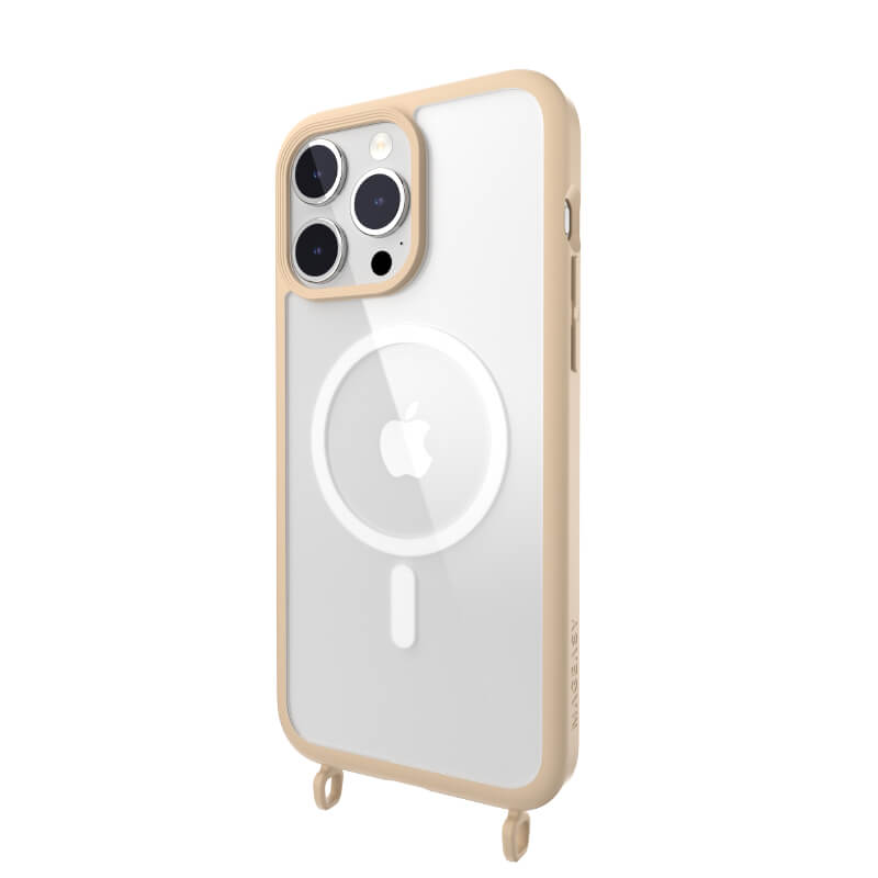 Θήκη MagEasy Roar M with Strap Magsafe Beige iPhone 15 Pro Max ΘΗΚΕΣ MagEasy Θήκη MagEasy Roar M with Strap Magsafe Beige iPhone 15 Pro Max - Image 3