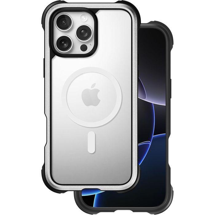 Θήκη MagEasy Odyssey M Magsafe Metal Silver iPhone 16 Pro Max ΘΗΚΕΣ MagEasy Θήκη MagEasy Odyssey M Magsafe Metal Silver iPhone 16 Pro Max