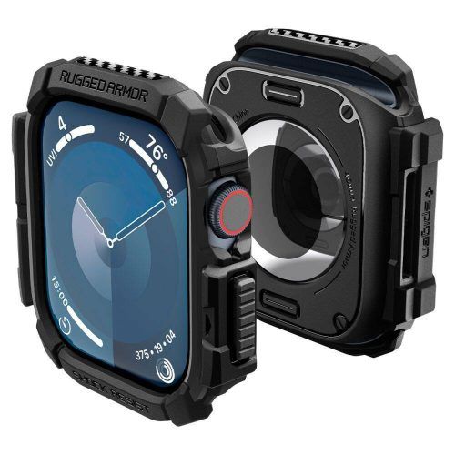 Θήκη Spigen Rugged Armor Matte Black Apple Watch 46mm APPLE WATCH Spigen Θήκη Spigen Rugged Armor Matte Black Apple Watch 46mm