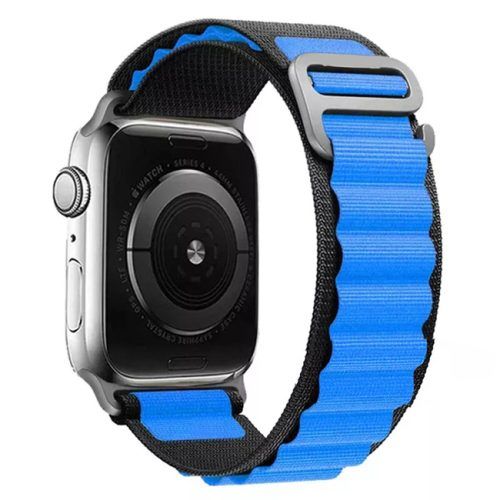 Λουράκι Orso Alpine Nylon Loop Band Black Alaskan Blue Apple Watch 44/45/46/49mm