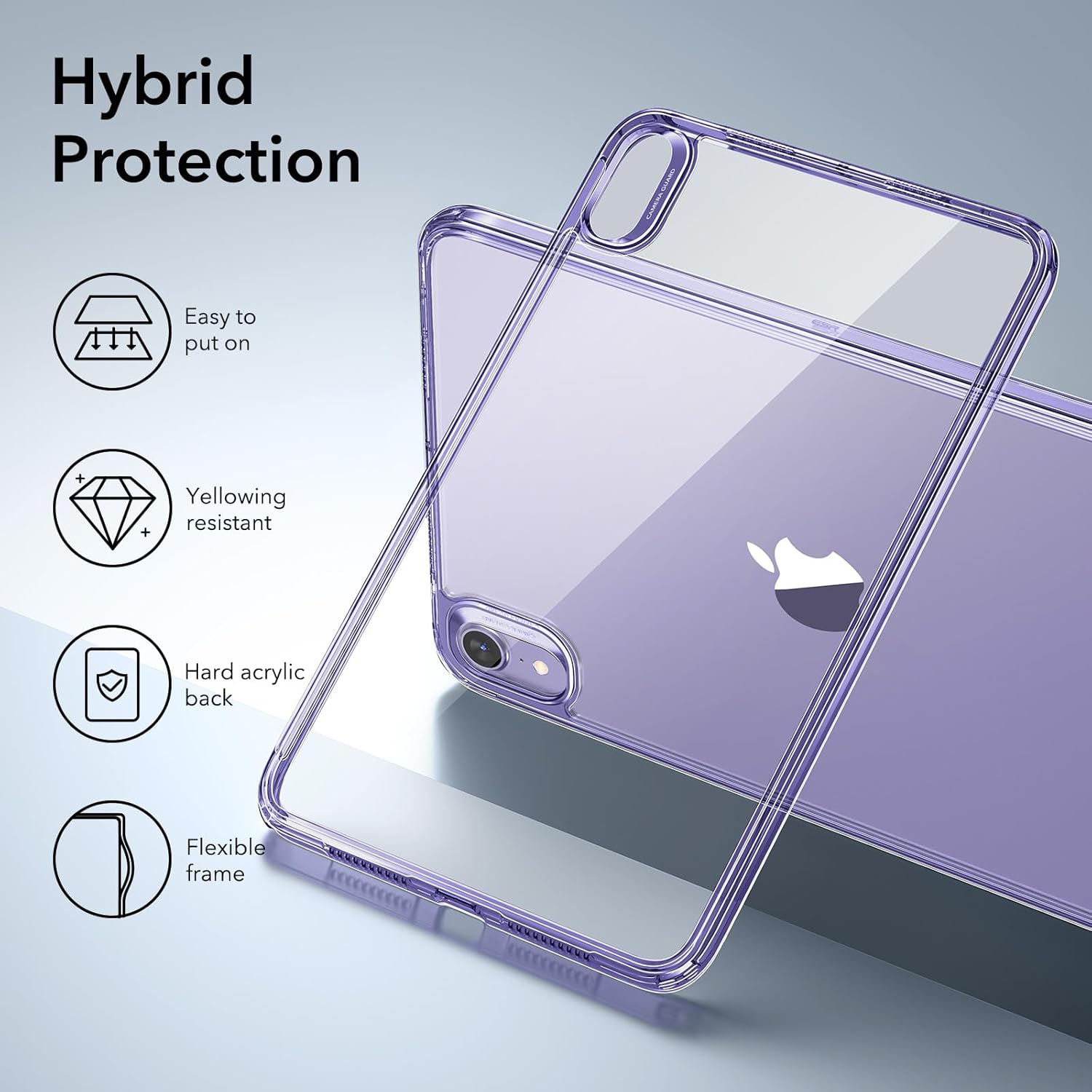 Θήκη ESR Classic Hybrid Clear Purple iPad mini 6/7 ΘΗΚΕΣ ESR Θήκη ESR Classic Hybrid Clear Purple iPad mini 6/7 - Image 2