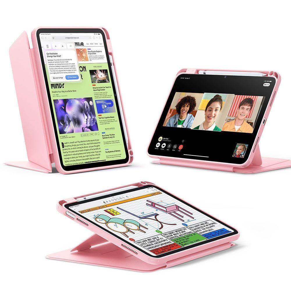 Θήκη ESR Flip Magnetic with Pencil Holder Pink iPad 10th/11th ΘΗΚΕΣ ESR Θήκη ESR Flip Magnetic with Pencil Holder Pink iPad 10th/11th