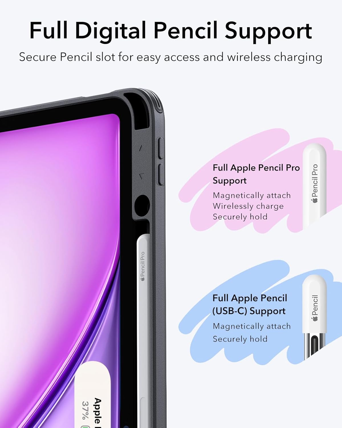 Θήκη ESR Flip Magnetic with Pencil Holder Black iPad Pro 13 ΘΗΚΕΣ ESR Θήκη ESR Flip Magnetic with Pencil Holder Black iPad Pro 13 - Image 8