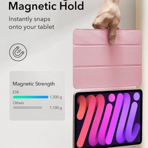 Alternative view of Θήκη ESR Rebound Magnetic with Clasp Pink iPad mini 6/7