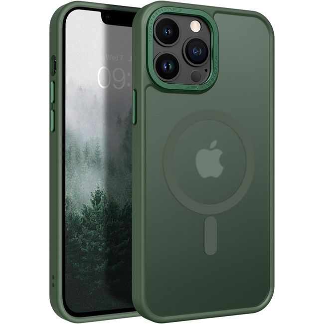 Θήκη Orso MagCase Focus Frosted Forest Green iPhone 13 Pro ΘΗΚΕΣ Orso Θήκη Orso MagCase Focus Frosted Forest Green iPhone 13 Pro