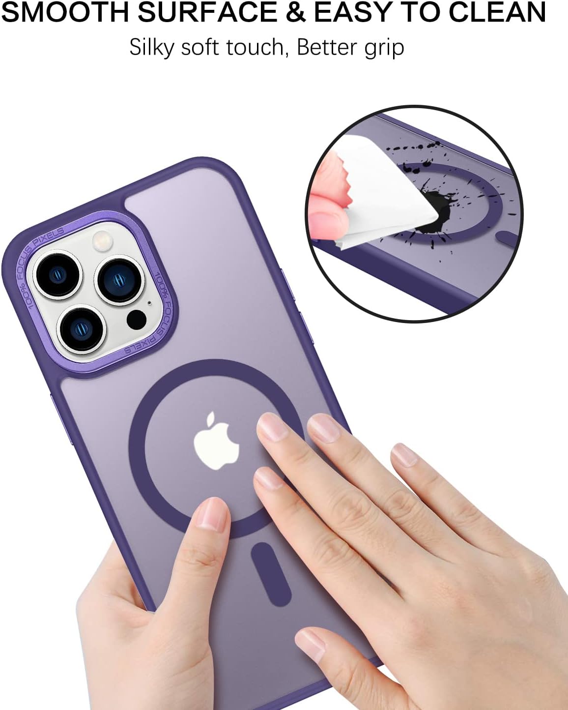 Θήκη Orso MagCase Focus Frosted Purple iPhone 15 Pro ΘΗΚΕΣ Orso Θήκη Orso MagCase Focus Frosted Purple iPhone 15 Pro - Image 5