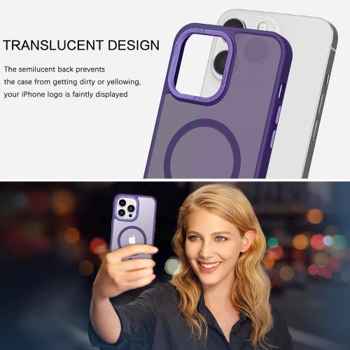 Alternative view of Θήκη Orso MagCase Focus Frosted Purple iPhone 16 Plus