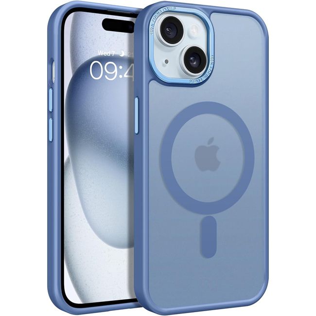 Θήκη Orso MagCase Focus Frosted Ultramarine Blue iPhone 15 ΘΗΚΕΣ Orso Θήκη Orso MagCase Focus Frosted Ultramarine Blue iPhone 15