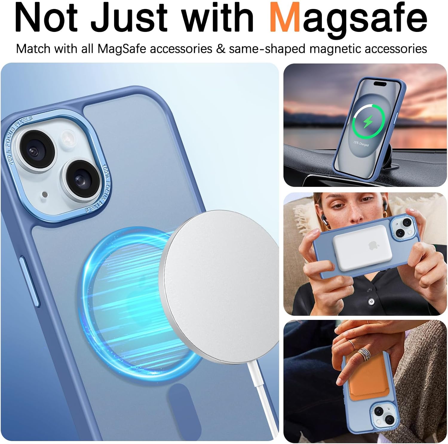 Θήκη Orso MagCase Focus Frosted Ultramarine Blue iPhone 15 ΘΗΚΕΣ Orso Θήκη Orso MagCase Focus Frosted Ultramarine Blue iPhone 15 - Image 5