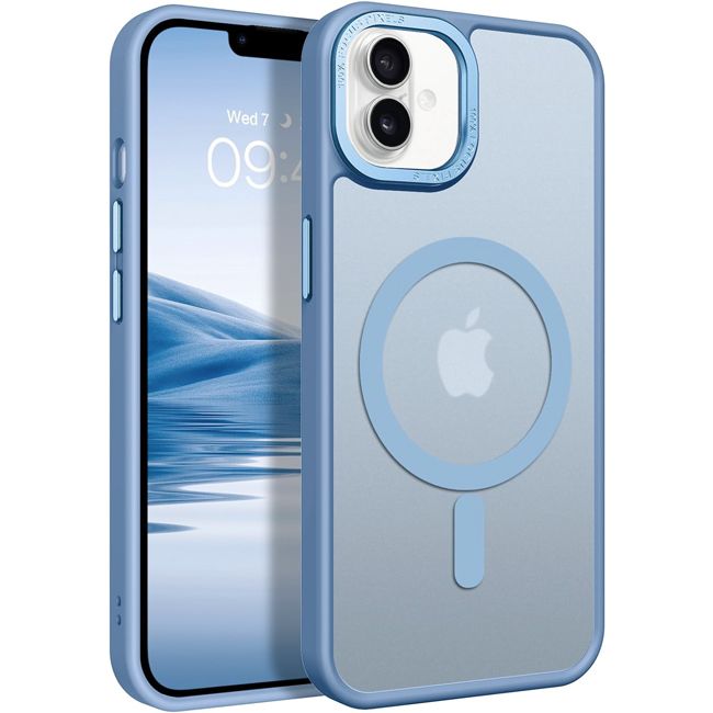 Θήκη Orso MagCase Focus Frosted Light Blue iPhone 16 ΘΗΚΕΣ Orso Θήκη Orso MagCase Focus Frosted Light Blue iPhone 16