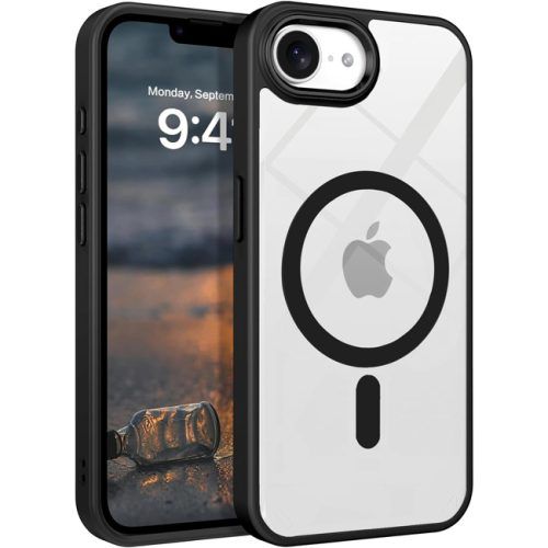 Θήκη Orso MagSafe Metal Tone Clear Black iPhone 16e/17e STOCK OFFERS Orso Θήκη Orso MagSafe Metal Tone Clear Black iPhone 16e/17e