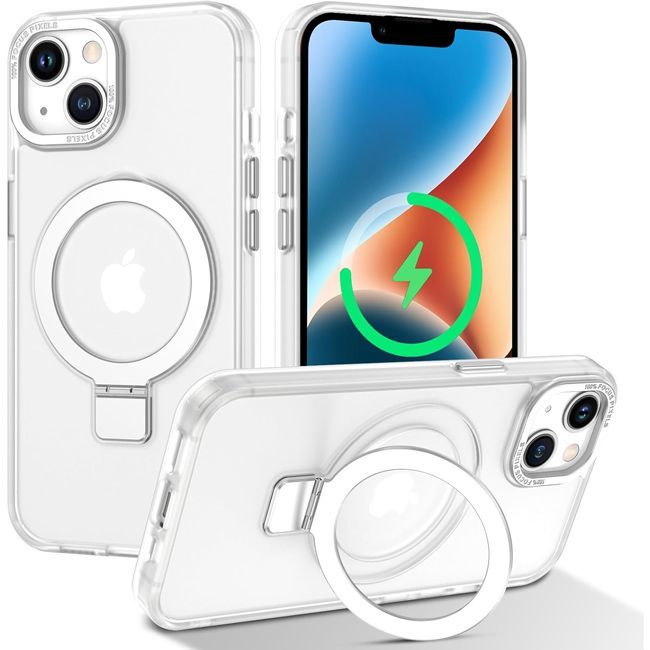 Θήκη Orso Ostand Hybrid Focus Frosted Clear iPhone 13/14 ΘΗΚΕΣ Orso Θήκη Orso Ostand Hybrid Focus Frosted Clear iPhone 13/14