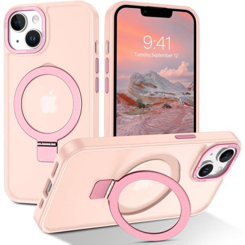 Θήκη Orso Ostand Hybrid Focus Frosted Rose iPhone 13/14