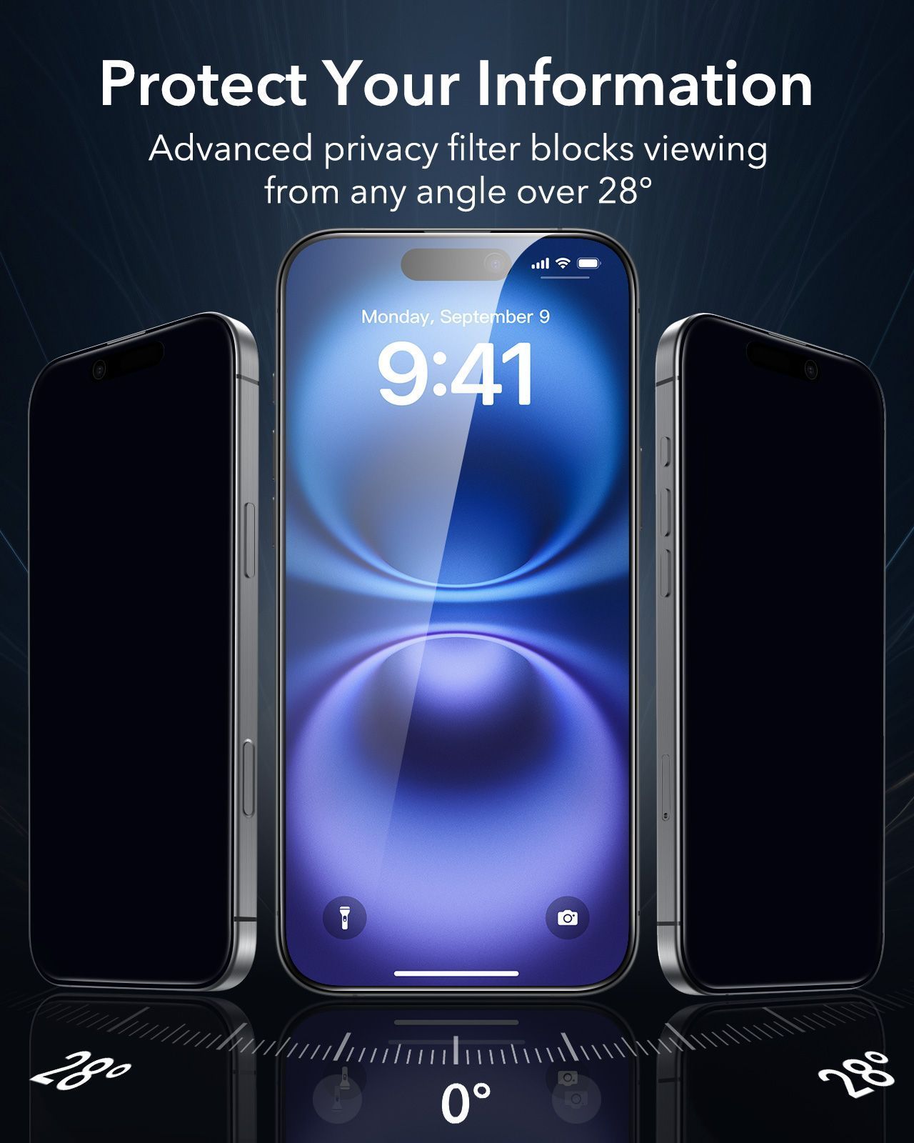 ESR Premium Quality Privacy Tempered Glass iPhone 16 Plus/15 Plus (3-Pack With Flawless Fit Tray) ΠΡΟΣΤΑΣΙΑ ΟΘΟΝΗΣ ESR ESR Premium Quality Privacy Tempered Glass iPhone 16 Plus/15 Plus (3-Pack With Flawless Fit Tray) - Image 10