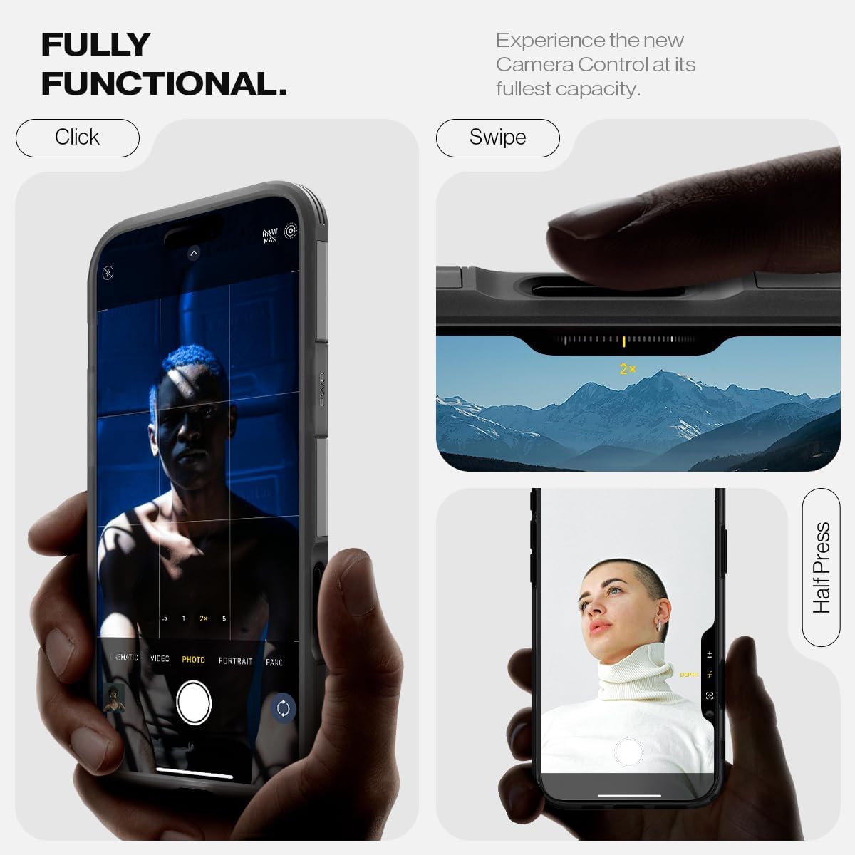 Θήκη Spigen Tough Armor T AI MagFit Frost Black iPhone 16 Pro Max ΘΗΚΕΣ Spigen Θήκη Spigen Tough Armor T AI MagFit Frost Black iPhone 16 Pro Max - Image 2
