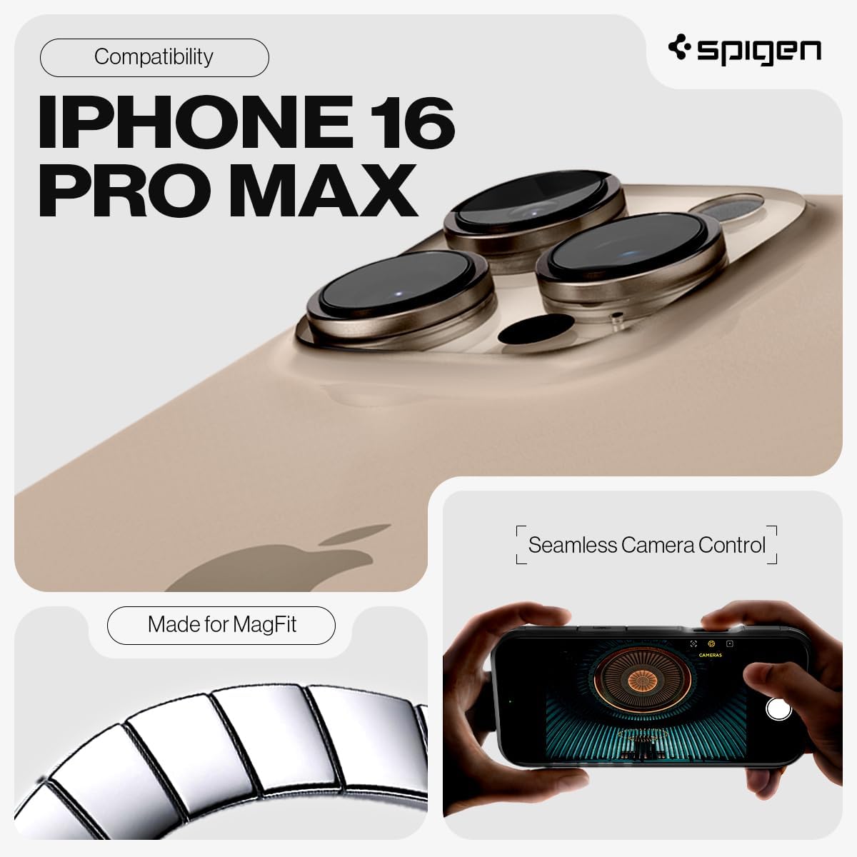 Θήκη Spigen Tough Armor T AI MagFit Frost Black iPhone 16 Pro Max ΘΗΚΕΣ Spigen Θήκη Spigen Tough Armor T AI MagFit Frost Black iPhone 16 Pro Max - Image 7
