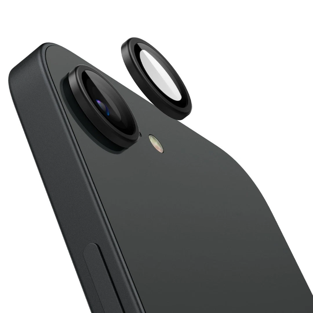 (2-Pack) Spigen Glass tR EZ Fit Optik Pro Black iPhone 16e Προστασία Οθόνης iPhone Spigen (2-Pack) Spigen Glass tR EZ Fit Optik Pro Black iPhone 16e - Image 5