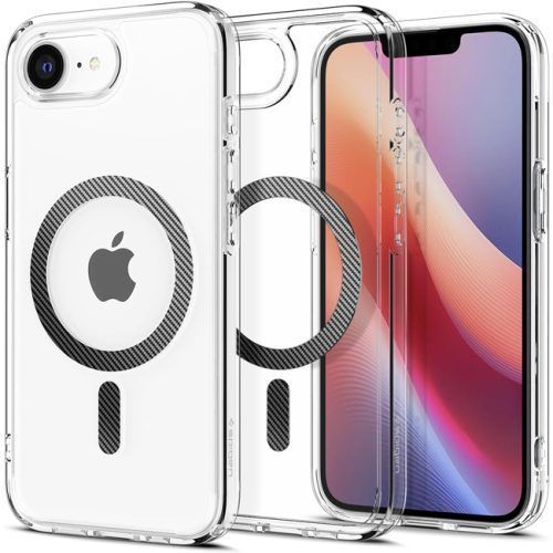 Θήκη Spigen Ultra Hybrid MagSafe Clear Carbon Fiber iPhone 16e/17e STOCK OFFERS Spigen Θήκη Spigen Ultra Hybrid MagSafe Clear Carbon Fiber iPhone 16e/17e