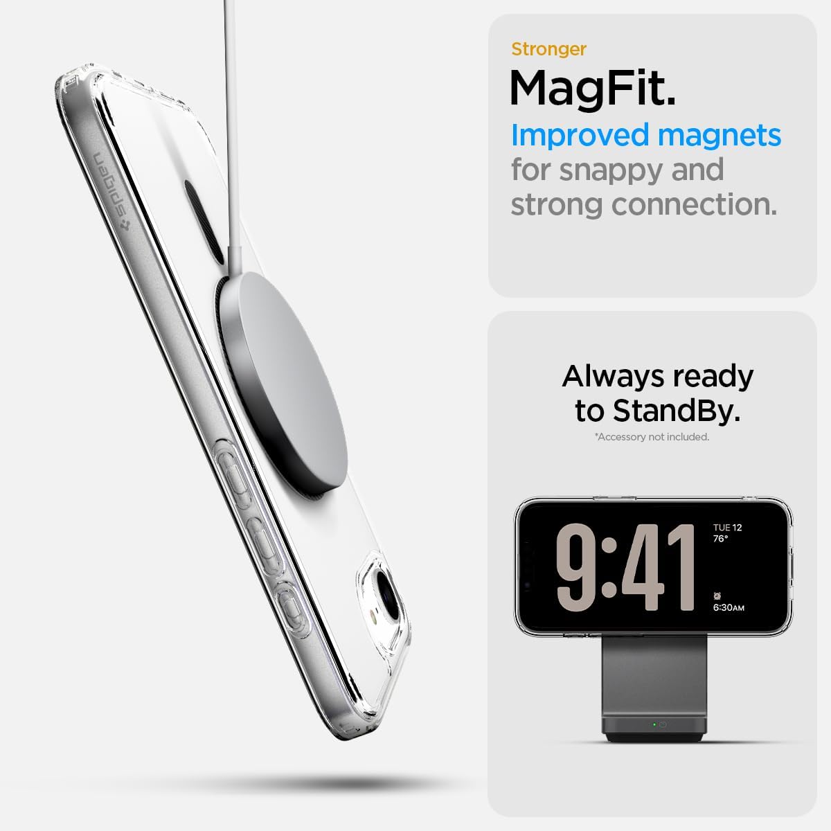 Θήκη Spigen Ultra Hybrid MagSafe Clear Carbon Fiber iPhone 16e/17e STOCK OFFERS Spigen Θήκη Spigen Ultra Hybrid MagSafe Clear Carbon Fiber iPhone 16e/17e - Image 7