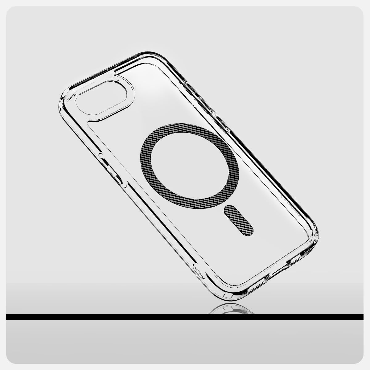 Θήκη Spigen Ultra Hybrid MagSafe Clear Carbon Fiber iPhone 16e/17e STOCK OFFERS Spigen Θήκη Spigen Ultra Hybrid MagSafe Clear Carbon Fiber iPhone 16e/17e - Image 4