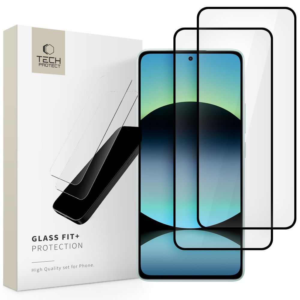 (2 Pack) Tech-Protect Glass Fit+ 9H Tempered Glass Xiaomi Redmi Note 14/Poco M7 Pro 5G ΠΡΟΣΤΑΣΙΑ ΟΘΟΝΗΣ Tech-Protect (2 Pack) Tech-Protect Glass Fit+ 9H Tempered Glass Xiaomi Redmi Note 14/Poco M7 Pro 5G