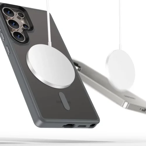 Alternative view of Θήκη Tech-Protect MagMat Frosted Titanium Samsung Galaxy S25 Ultra