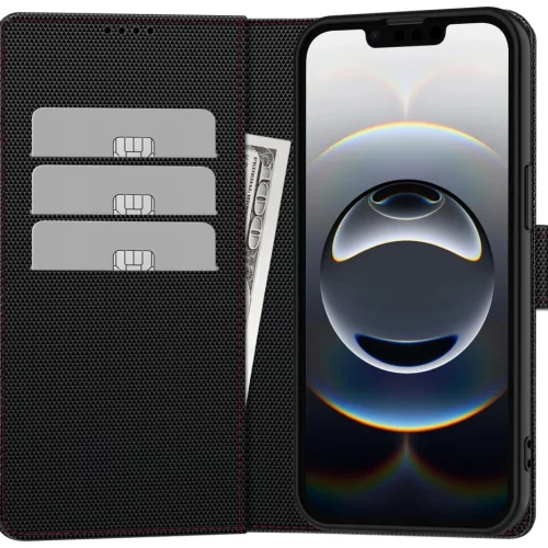 Alternative view of Θήκη Tech-Protect Wallet Black Red Samsung Galaxy A56