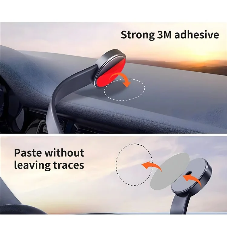 WiWU Flexible MagSafe Car Mount Black (CH-053) ΑΞΕΣΟΥΑΡ MAGSAFE WIWU WiWU Flexible MagSafe Car Mount Black (CH-053) - Image 4