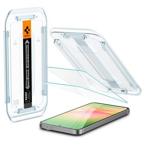 Spigen EZ Fit GLAS.tR Sensor Protected Tempered Glass Samsung Galaxy S24 FE / A56 5G ΠΡΟΣΤΑΣΙΑ ΟΘΟΝΗΣ Spigen Spigen EZ Fit GLAS.tR Sensor Protected Tempered Glass Samsung Galaxy S24 FE / A56 5G