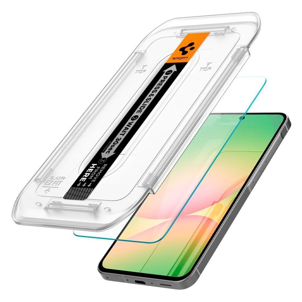 Spigen EZ Fit GLAS.tR Sensor Protected Tempered Glass Samsung Galaxy S24 FE / A56 5G ΠΡΟΣΤΑΣΙΑ ΟΘΟΝΗΣ Spigen Spigen EZ Fit GLAS.tR Sensor Protected Tempered Glass Samsung Galaxy S24 FE / A56 5G - Image 4