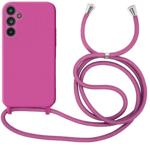 Θήκη Liquid Silicone Κορδόνι Hot Pink Samsung Galaxy A16