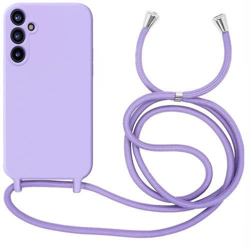 Θήκη Liquid Silicone Κορδόνι Violet Samsung Galaxy A16