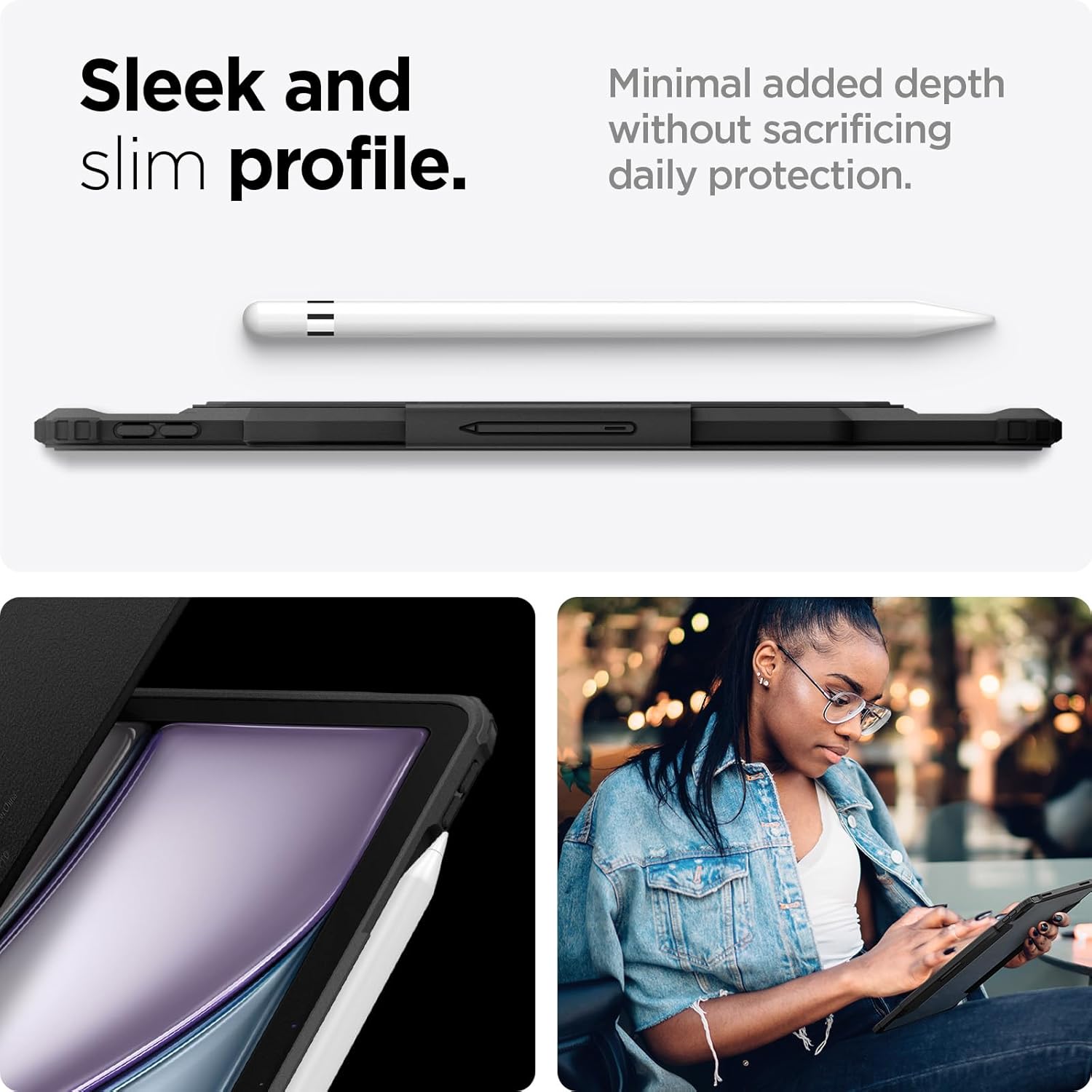 Θήκη Spigen Air Skin Pro Black Black iPad Air 4/5/11 ΘΗΚΕΣ Spigen Θήκη Spigen Air Skin Pro Black Black iPad Air 4/5/11 - Image 6