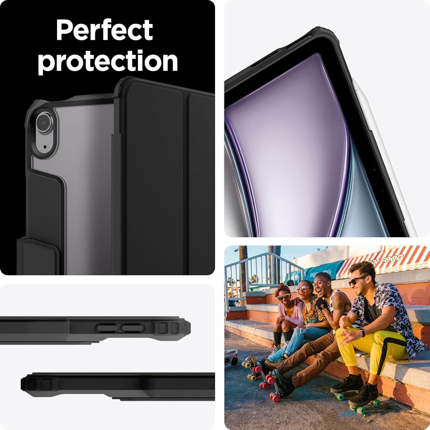 Θήκη Spigen Air Skin Pro Black Black iPad Air 4/5/11 ΘΗΚΕΣ Spigen Θήκη Spigen Air Skin Pro Black Black iPad Air 4/5/11 - Image 5