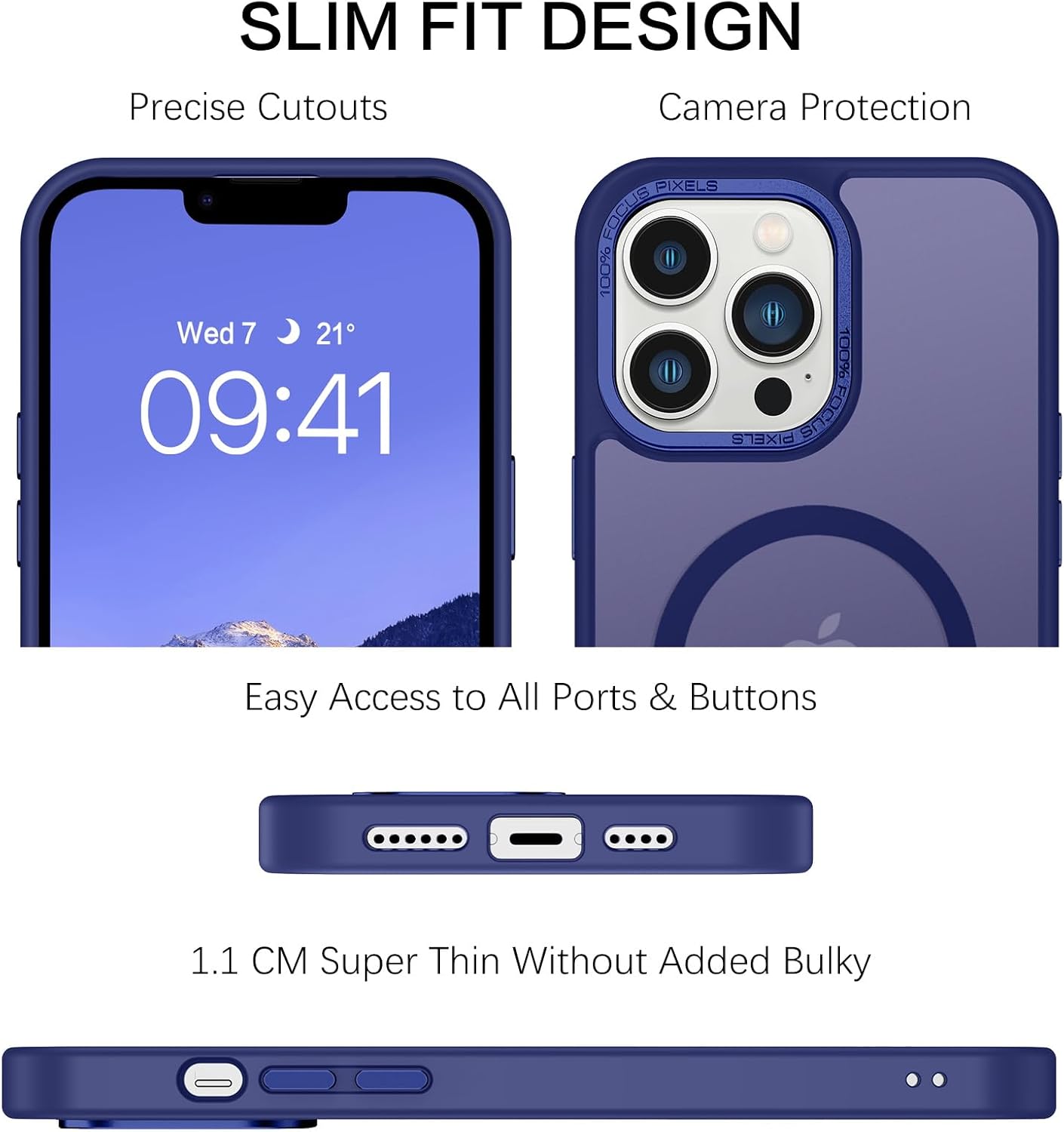 Θήκη Orso MagCase Focus Frosted Deep Violet iPhone 13 Pro ΘΗΚΕΣ Orso Θήκη Orso MagCase Focus Frosted Deep Violet iPhone 13 Pro - Image 6