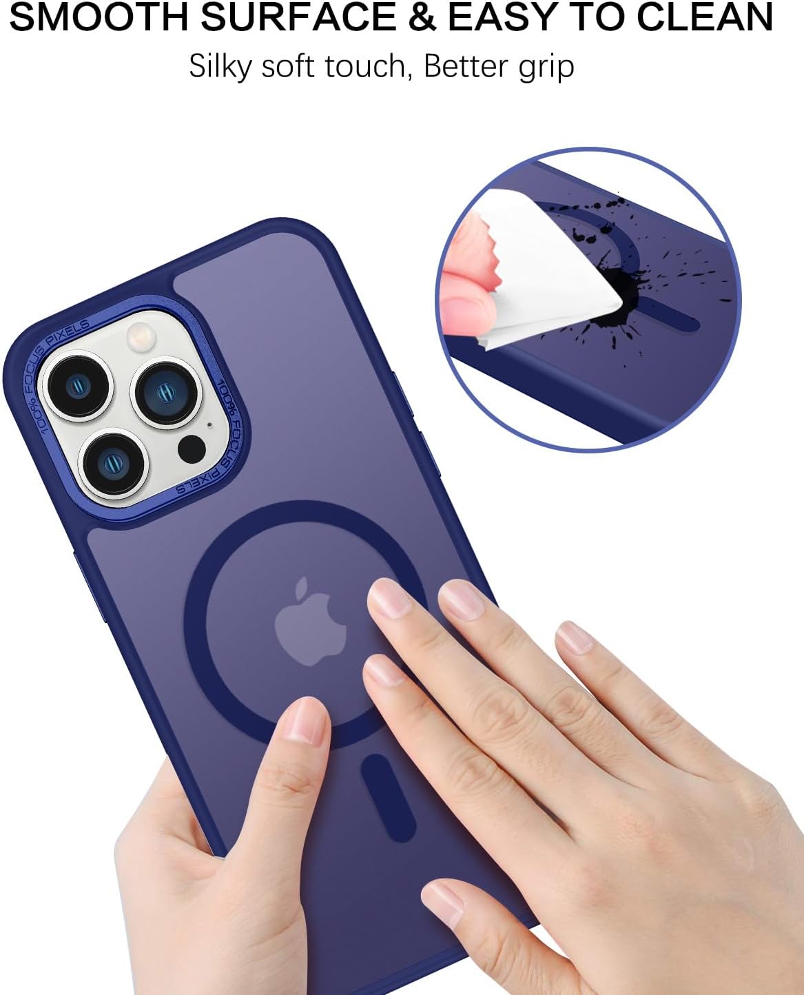 Θήκη Orso MagCase Focus Frosted Deep Violet iPhone 13 Pro ΘΗΚΕΣ Orso Θήκη Orso MagCase Focus Frosted Deep Violet iPhone 13 Pro - Image 3