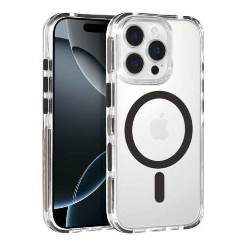 Alternative view of Θήκη Orso Detachable Lanyard Magsafe Clear Black iPhone 13/14