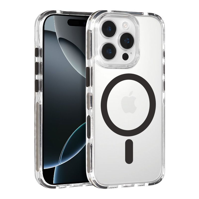 Θήκη Orso Detachable Lanyard Magsafe Clear Grey iPhone 13/14 ΘΗΚΕΣ Orso Θήκη Orso Detachable Lanyard Magsafe Clear Grey iPhone 13/14 - Image 2