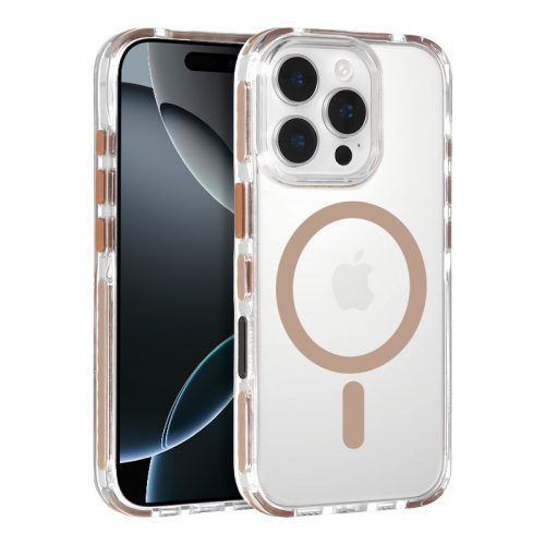 Alternative view of Θήκη Orso Detachable Lanyard Magsafe Clear Gold iPhone 13/14