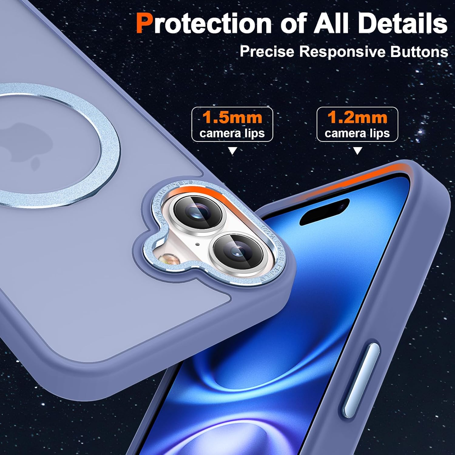 Θήκη Orso Ostand Hybrid Focus Frosted Ultramarine iPhone 16 ΘΗΚΕΣ Orso Θήκη Orso Ostand Hybrid Focus Frosted Ultramarine iPhone 16 - Image 3