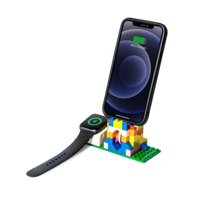 SwitchEasy 2in1 Customizable Blocks Building Charging Station APPLE WATCH SwitchEasy SwitchEasy 2in1 Customizable Blocks Building Charging Station - Image 2