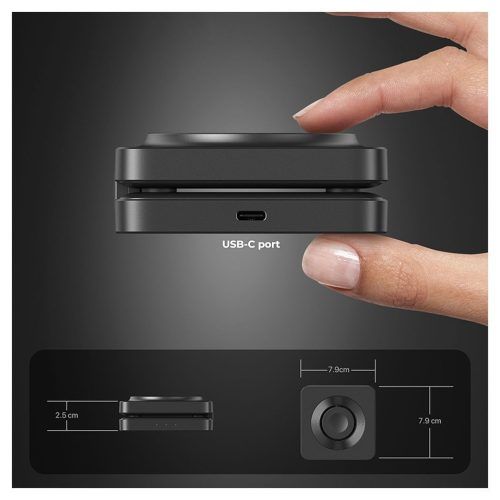 Alternative view of Blavec 3in1 MagSafe Wireless Charging Folding Station Black (BQI-02)