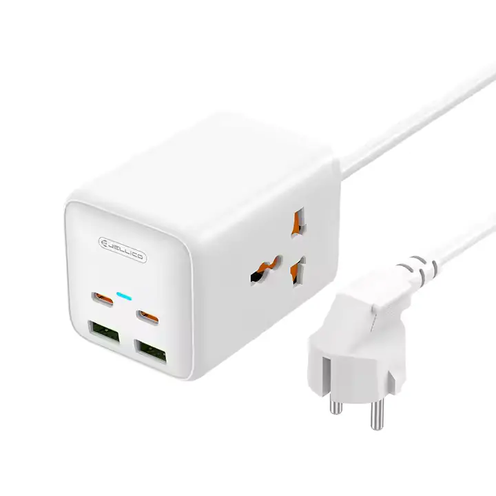 Jellico 65W Multifunctional Safety Power Charging Socket Station White (S1) GADGETS Jellico Jellico 65W Multifunctional Safety Power Charging Socket Station White (S1)