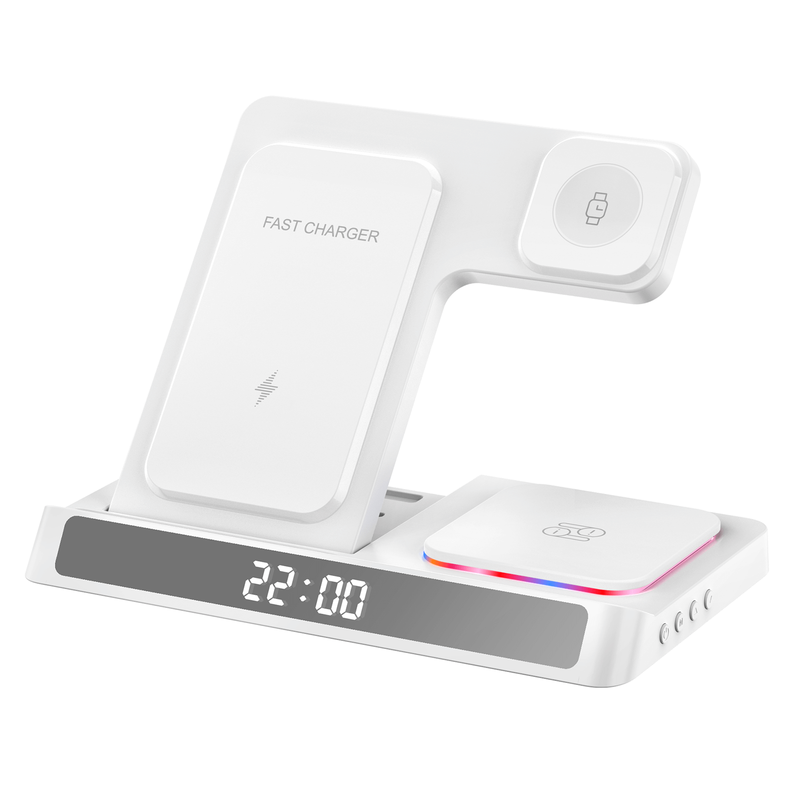 WiWU 4 in 1 Power Air Wireless Charging Station White 15W (W006) APPLE WATCH WIWU WiWU 4 in 1 Power Air Wireless Charging Station White 15W (W006) - Image 7