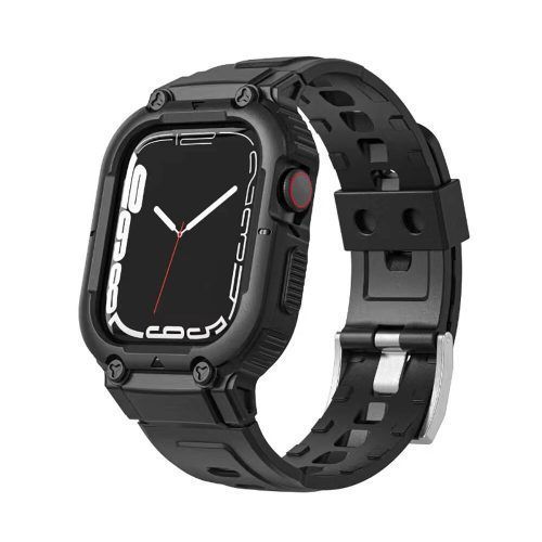 WiWU 2in1 Armor Band Black Apple Watch Ultra 1/2 49mm APPLE WATCH WIWU WiWU 2in1 Armor Band Black Apple Watch Ultra 1/2 49mm