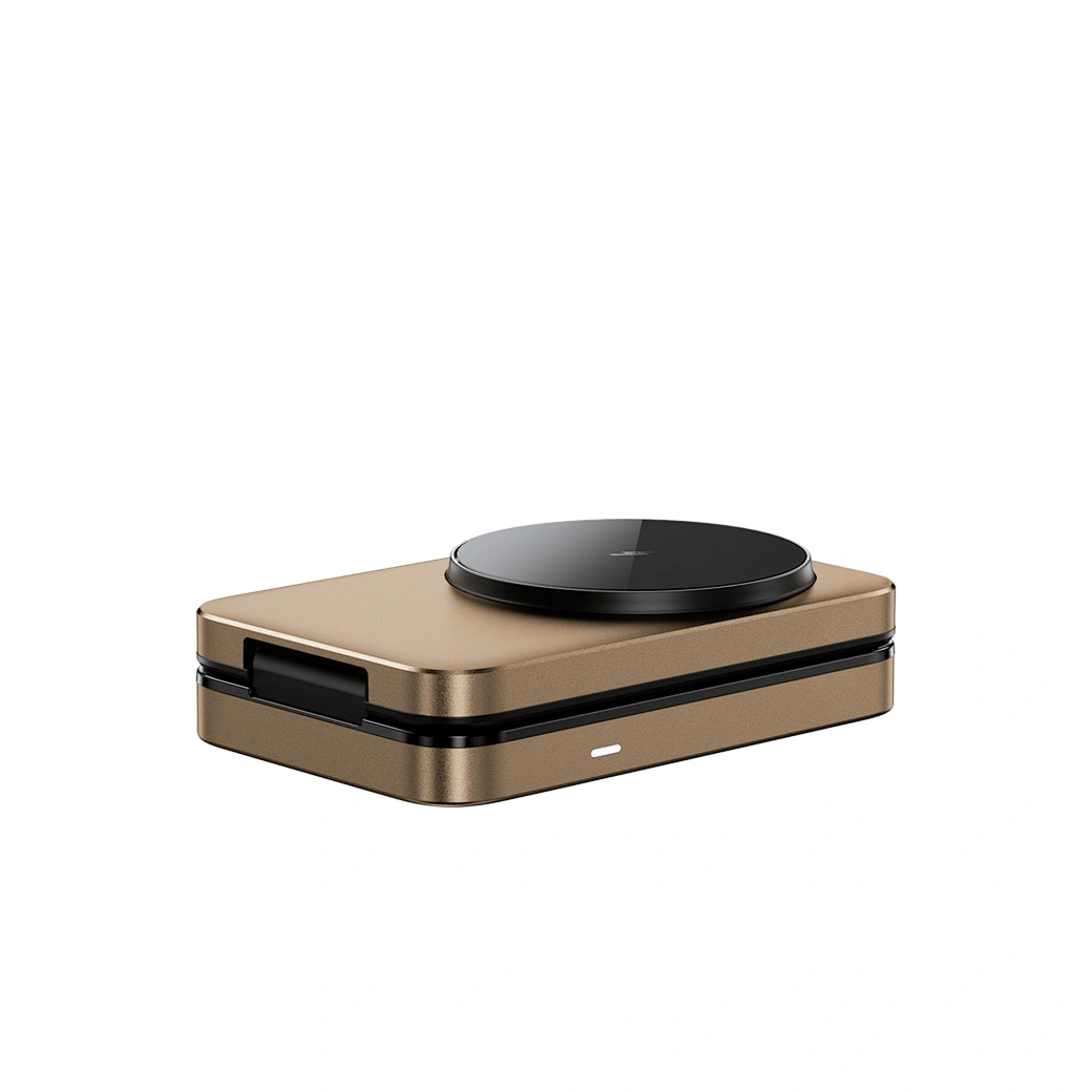 WiWU 3in1 Triple Magnetic Wireless Charger Gold 15W (W038) APPLE WATCH WIWU WiWU 3in1 Triple Magnetic Wireless Charger Gold 15W (W038) - Image 5